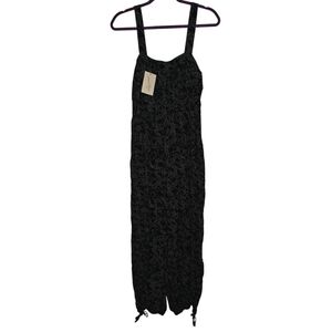 Womens Universal Thread Black Floral Jumpsuit, Mulitiple Sizes, NWT!!